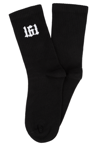 True Rebel Embroidered Socks 161 Classic Black