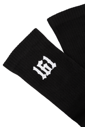 True Rebel Embroidered Socks 161 Classic Black