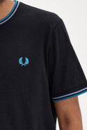 Fred Perry T-Shirt Twin Tipped Black Light Smoke