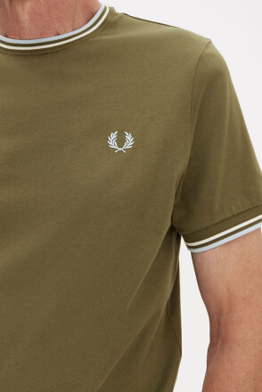 Fred Perry T-Shirt Twin Tipped Uniform Green