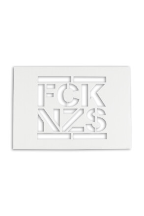 True Rebel FCK NZS Spray Stencil