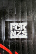 True Rebel FCK NZS Spray Stencil