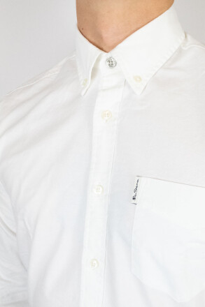 Ben Sherman Shirt Signature Gots Organic White