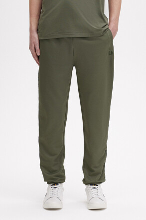 Fred Perry Trackpants Contrast Tape Wreath Green