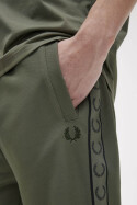 Fred Perry Trackpants Contrast Tape Wreath Green