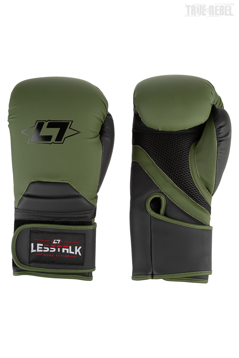 Less Talk Boxing Gloves T34 Black Olive