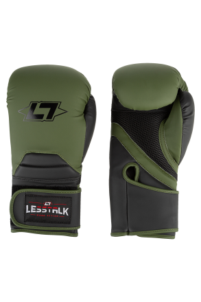 Less Talk Boxing Gloves T34 Black Olive