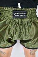 Less Talk Muay Thai Shorts All Olive