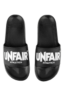 Unfair Athletics Classic Label Slides Black