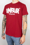 Unfair Athletics Classic Label T-Shirt Burgundy