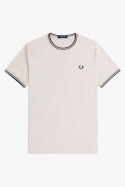 Fred Perry T-Shirt Twin Tipped Porridge Marl