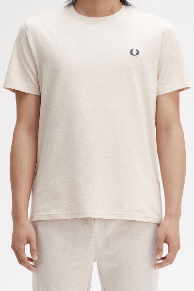 Fred Perry T-Shirt Crew Neck Porridge Marl