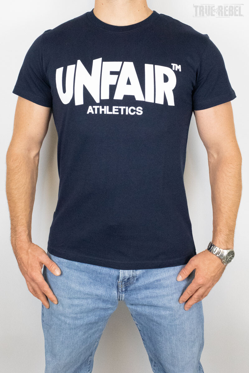 Unfair Athletics Classic Label T-Shirt Navy