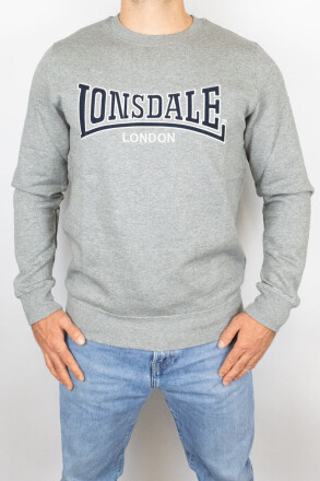 Lonsdale Sweater Berger Marl Grey