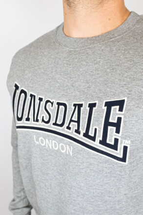 Lonsdale Sweater Berger Marl Grey