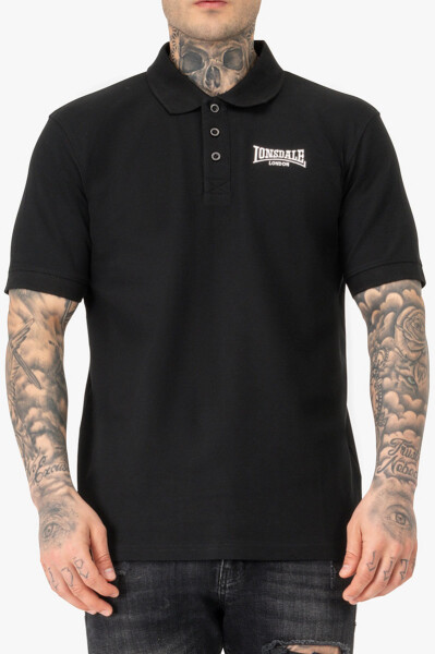 Lonsdale Polo Shirt Lingholme Black