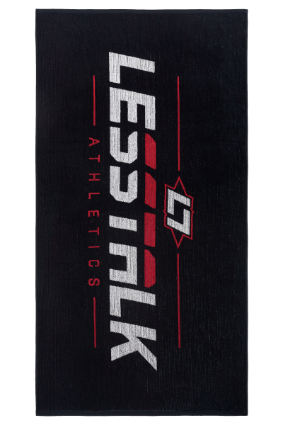 Less Talk Athletics Towel Black