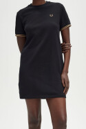 Fred Perry Twin Tipped T-Shirt Dress Black