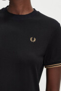 Fred Perry Twin Tipped T-Shirt Dress Black