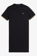 Fred Perry Twin Tipped T-Shirt Dress Black