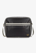 Fred Perry Classic Shoulder Bag Black Ecru