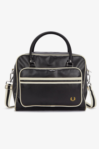 Fred Perry Classic Holdall Bag Black Ecru