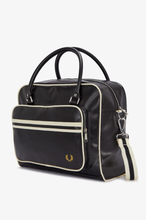 Fred Perry Classic Holdall Bag Black Ecru