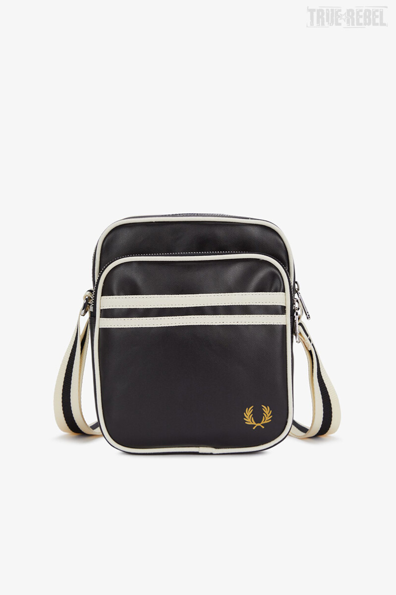 Fred Perry Classic Side Bag Black Ecru