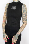 True Rebel Crop Vest LBTC Black