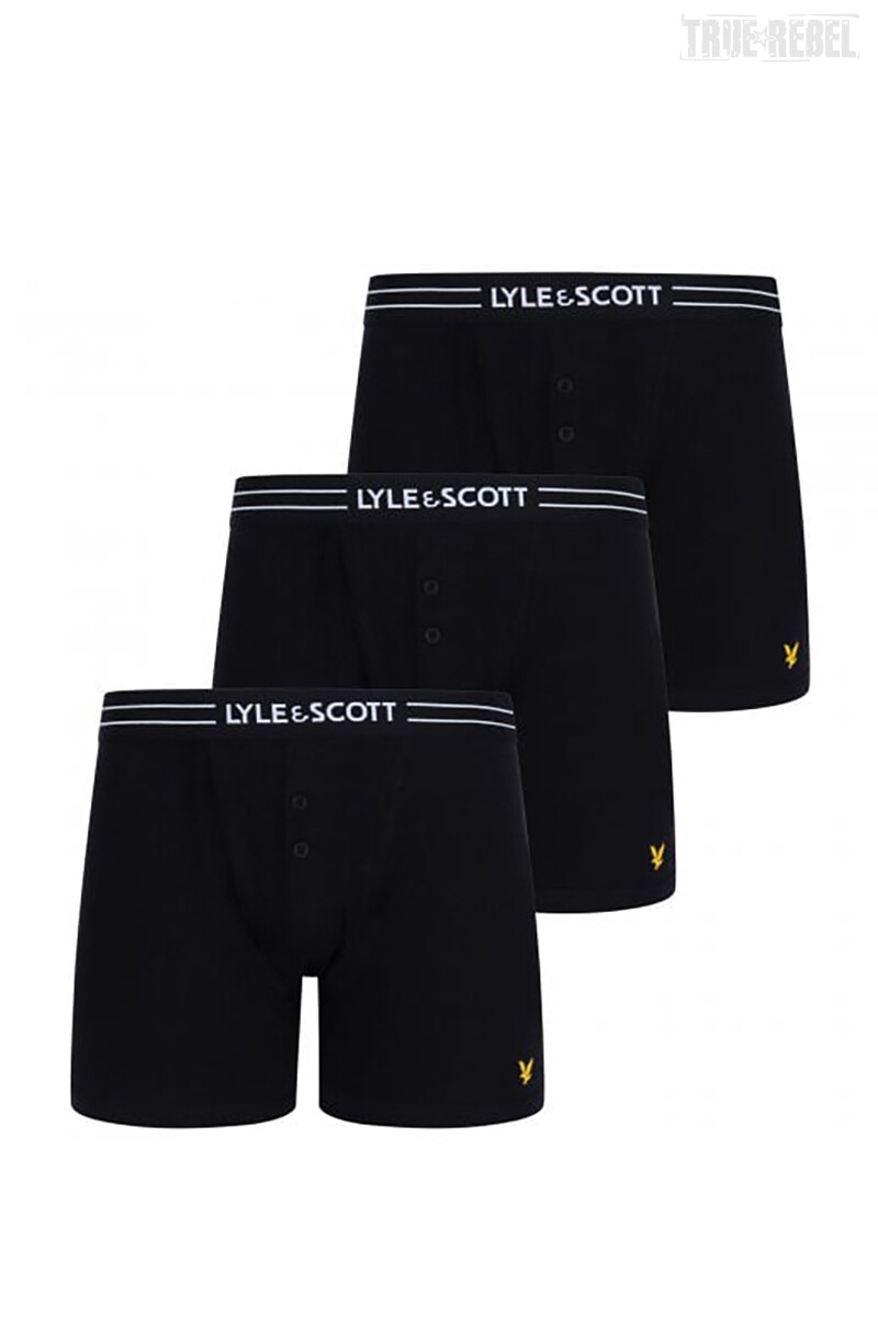 Lyle Scott Lewis Boxershorts Black 3Pack 29 90