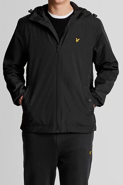 Lyle & scott zip through hooded core jacket best sale