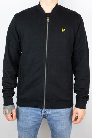 Lyle & Scott Jersey Bomber Jet Black