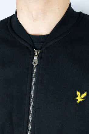 Lyle & Scott Jersey Bomber Jet Black