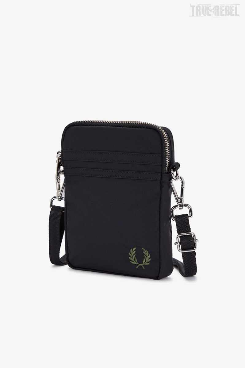 Fred Perry Nylon Twin Tipped Small Bag Black