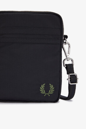 Fred Perry Nylon Twin Tipped Small Bag Black