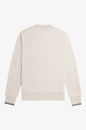 Fred Perry Sweater Crew Neck Porridge Marl