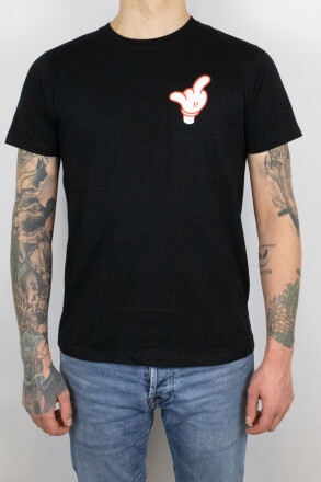 True Rebel T-Shirt Dear Officer Black XS