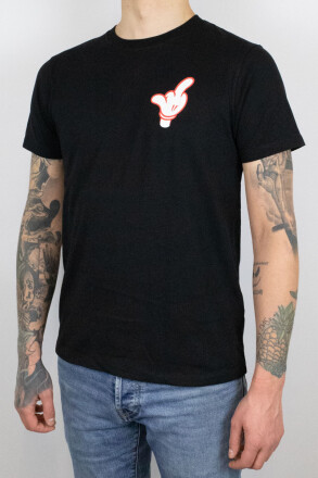 True Rebel T-Shirt Dear Officer Black XS