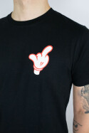 True Rebel T-Shirt Dear Officer Black XS