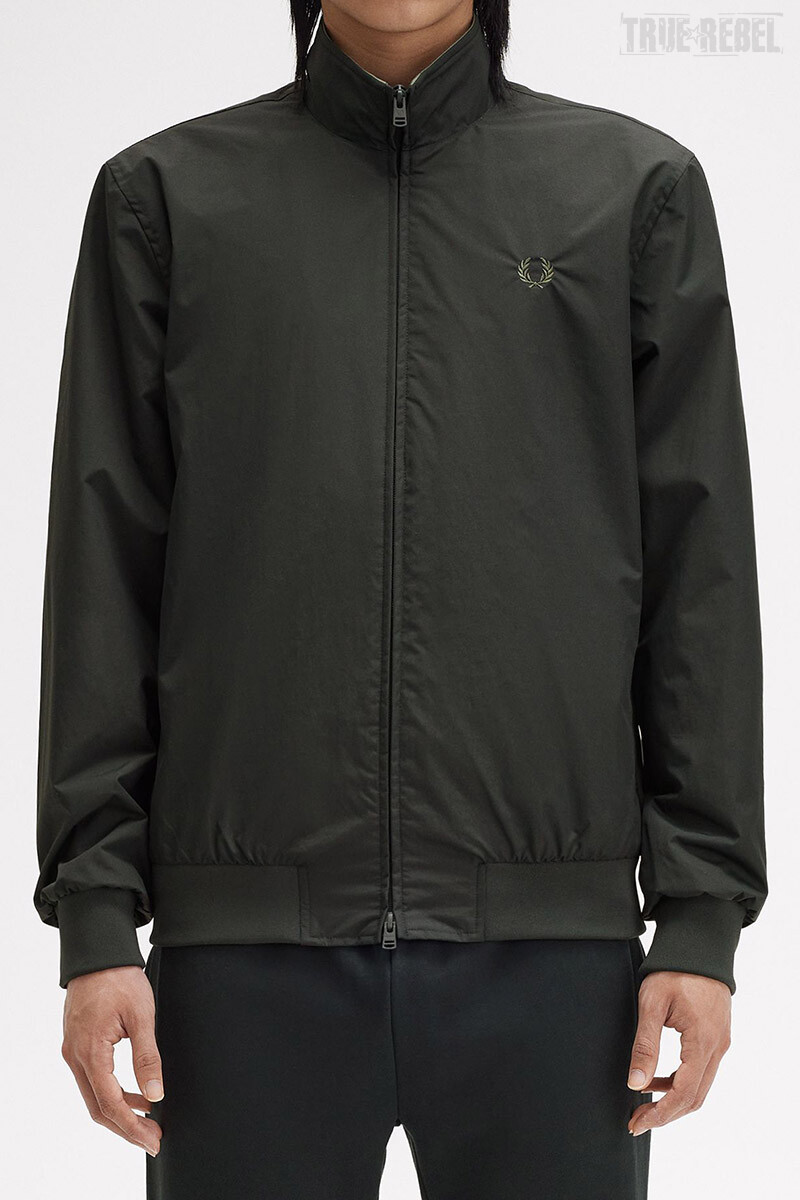 Fred Perry Brentham Jacket Night Green