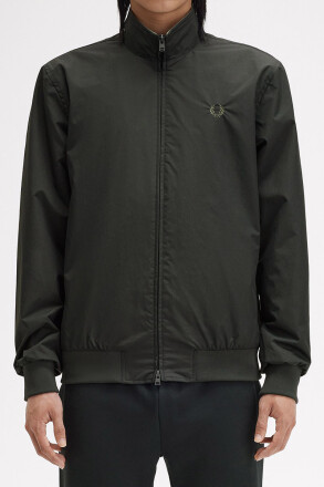 Fred Perry Brentham Jacket Night Green