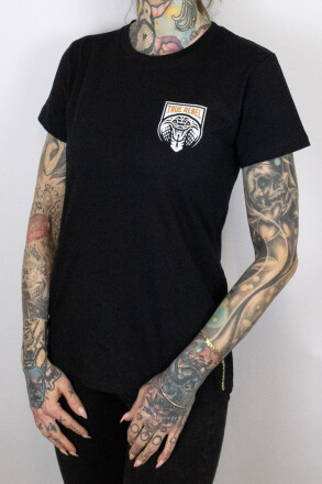 True Rebel Ladies Shirt Cobra 2.0 Black