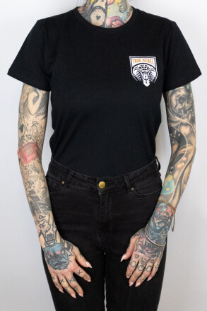 True Rebel Ladies Shirt Cobra 2.0 Black