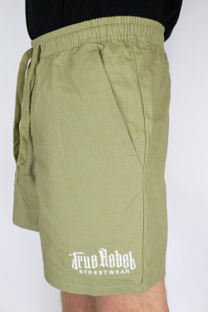 True Rebel Ripstop Shorts Vatos Locos Sage Green