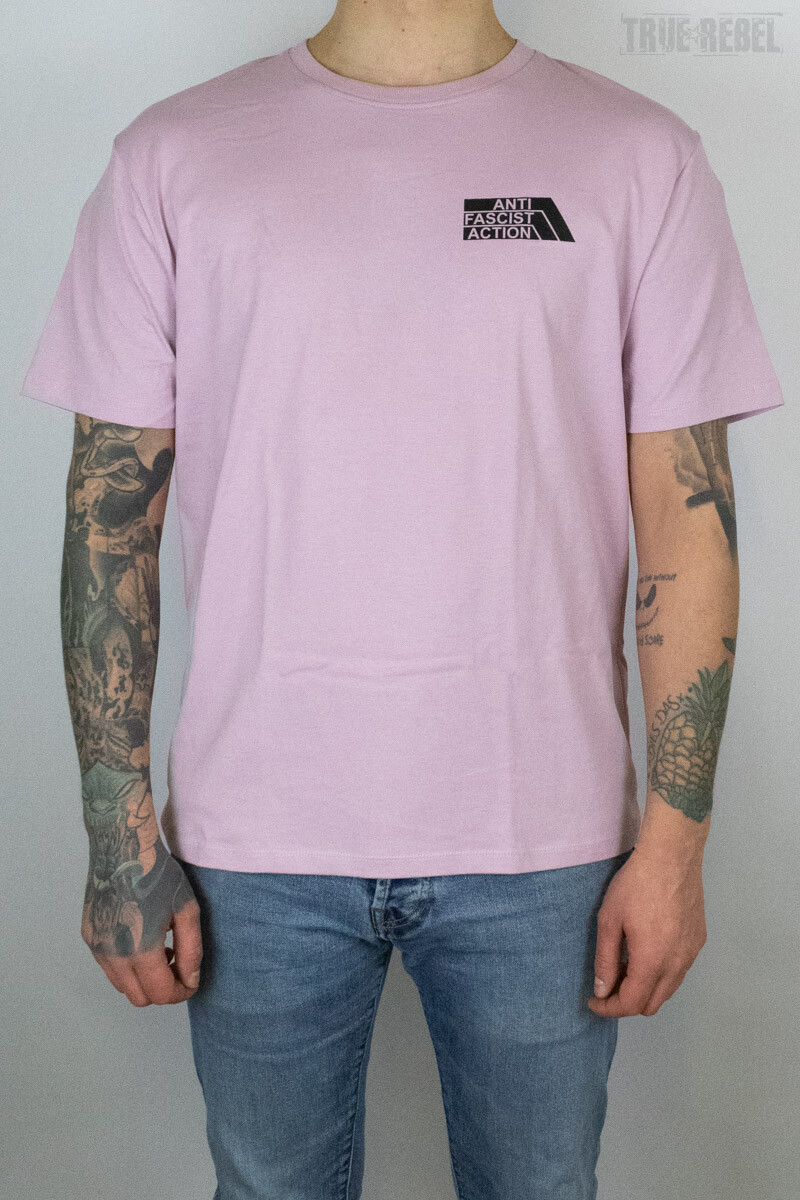 True Rebel T-Shirt AFA 2.0 Pocket Print Faded Pink