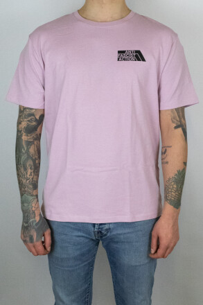 True Rebel T-Shirt AFA 2.0 Pocket Print Faded Pink