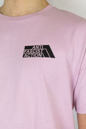 True Rebel T-Shirt AFA 2.0 Pocket Print Faded Pink