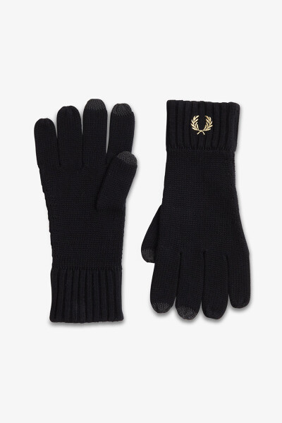 Fred Perry Gloves Laurel Wreath Black