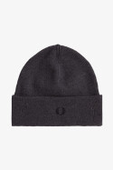 Fred Perry Classic Beanie Dark Grey Marl Black