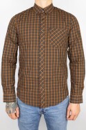 Ben Sherman Shirt LS Signature House Check Orange